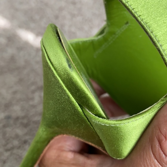 MANOLO BLAHNIK SATIN HEELS - Picture 10 of 14